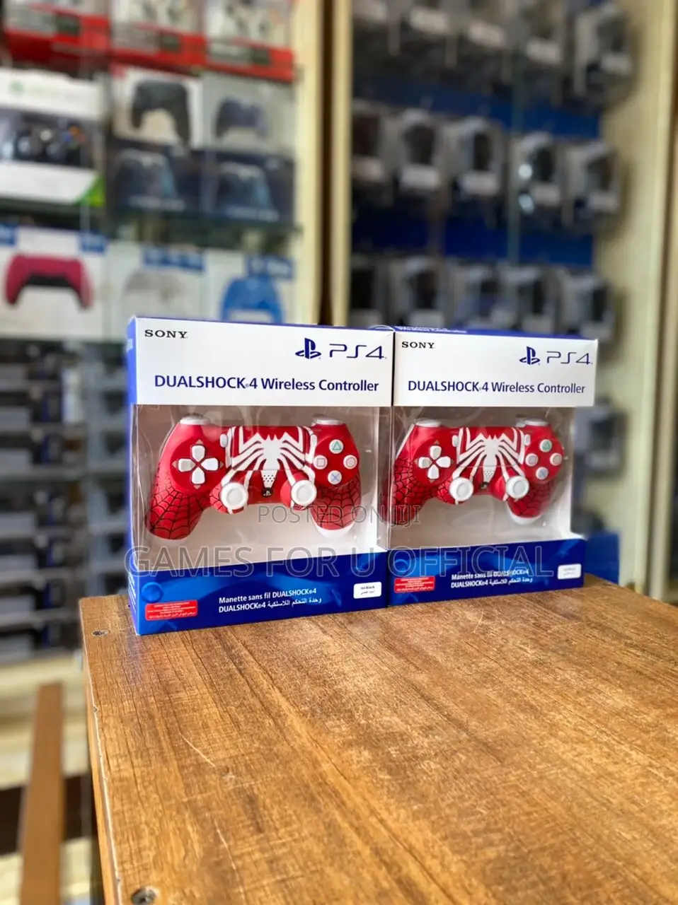 PS4 Customised Pads (Spiderman)