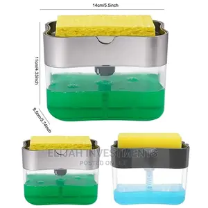 Soap Pump and Spongy Caddy