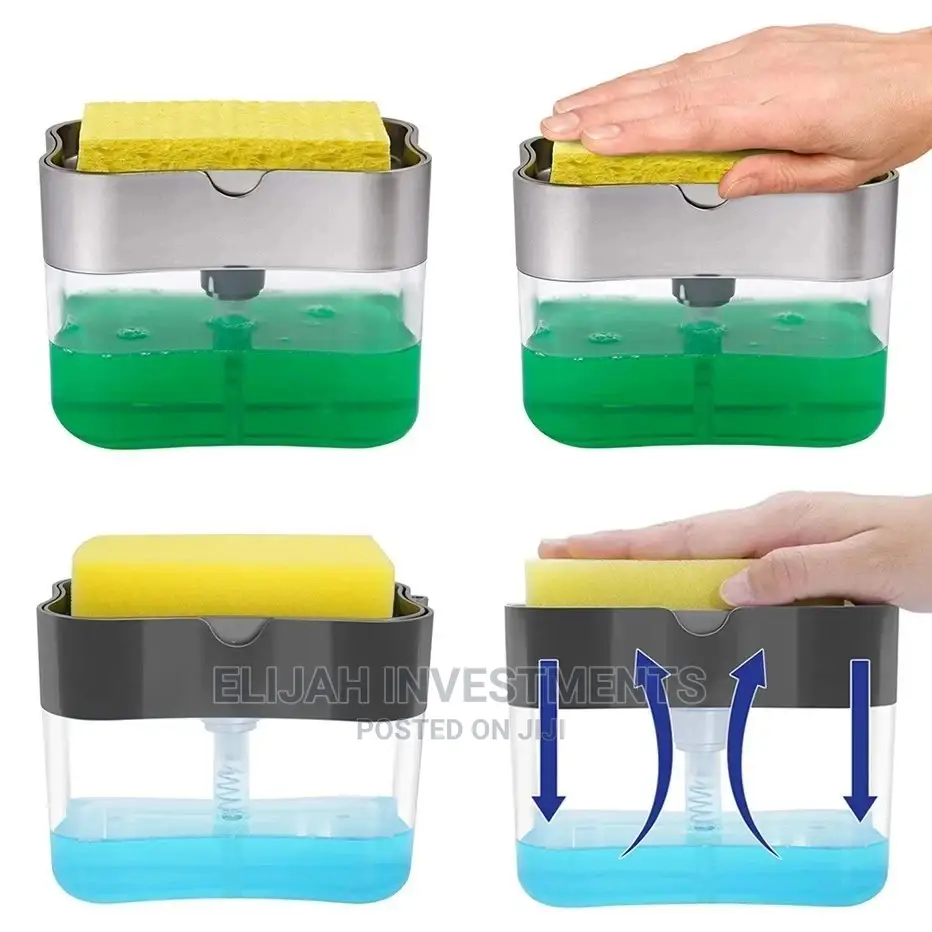 Soap Pump and Spongy Caddy
