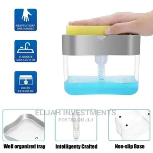 Soap Pump and Spongy Caddy