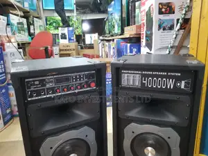 Twin 40000watts Self Amplified Speakers