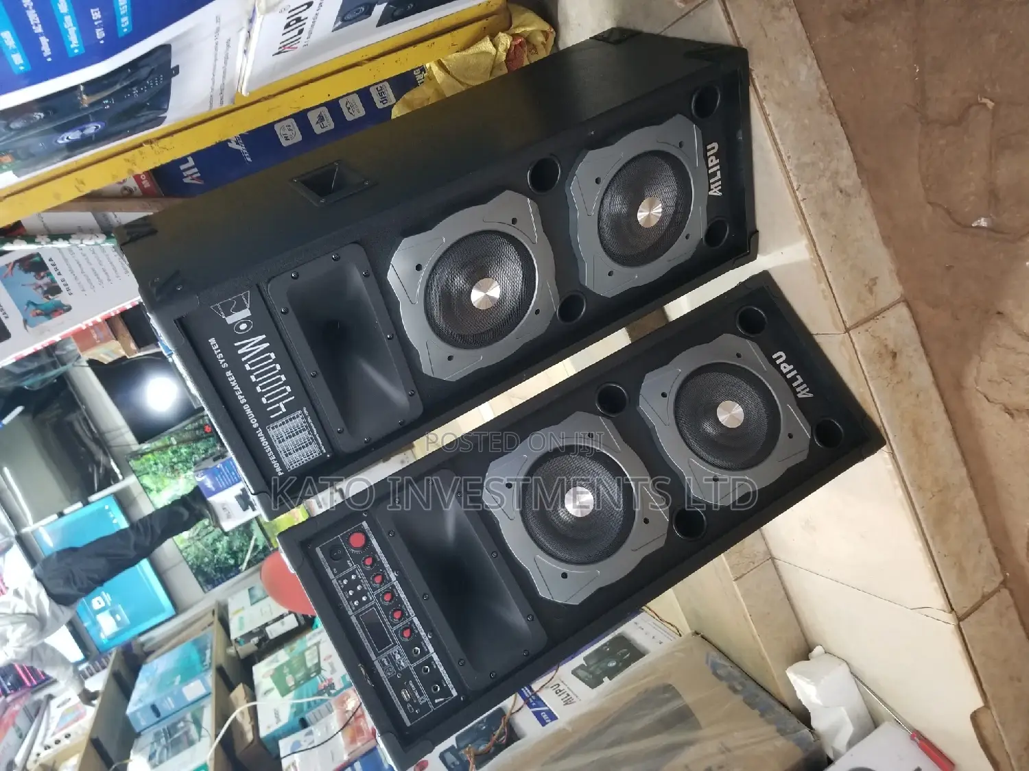 Twin 40000watts Self Amplified Speakers
