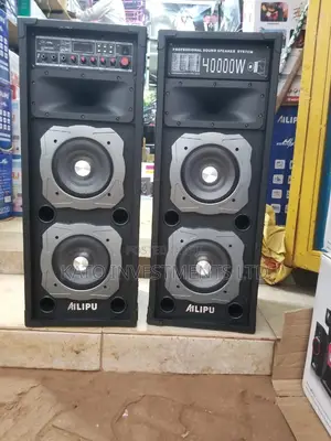 Twin 40000watts Self Amplified Speakers