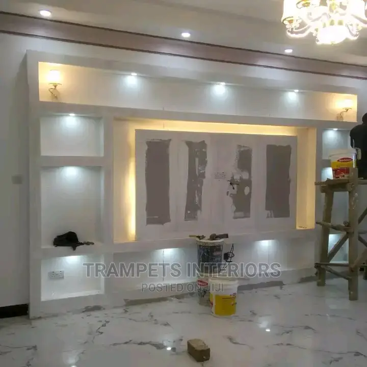 Qypsum Wall Tv Unit Design
