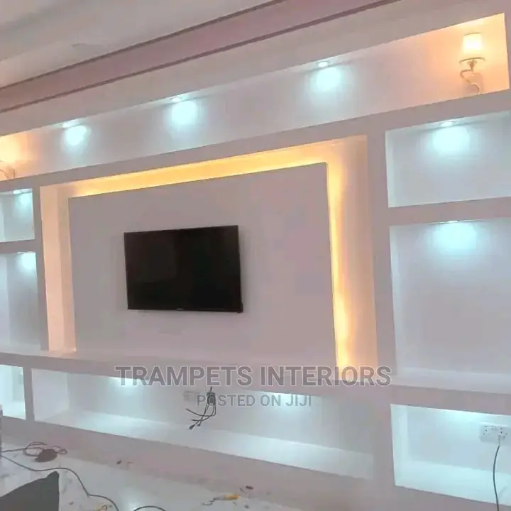 Qypsum Wall Tv Unit Design