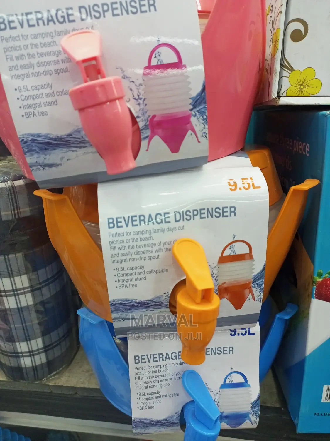 9.5L Foldable Juice Dispenser