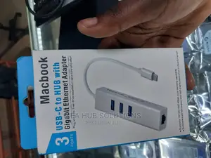 USB-C to HUB With Gigabita Ethernet Adapter