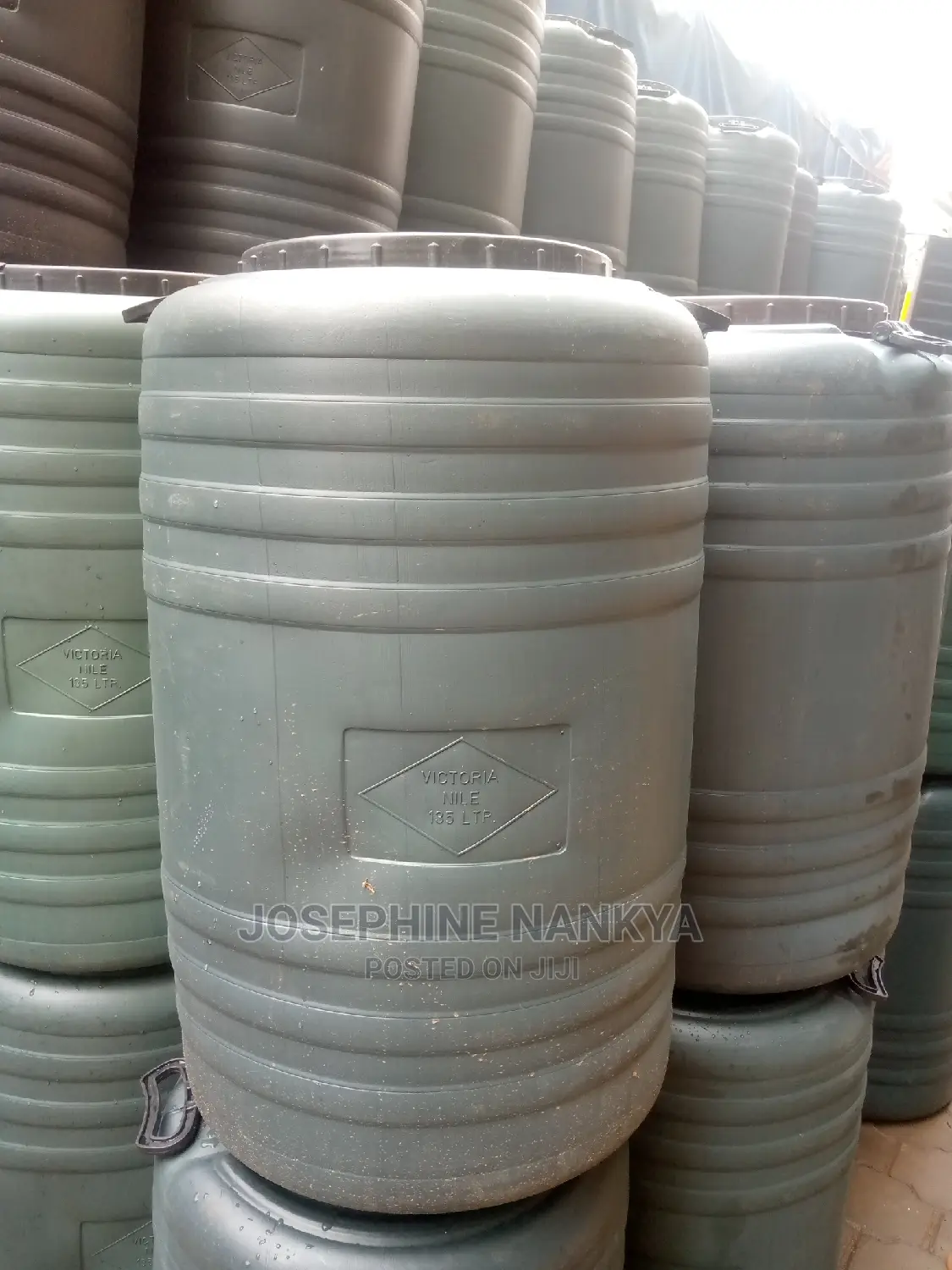 Water Drum 240 Liters, Black