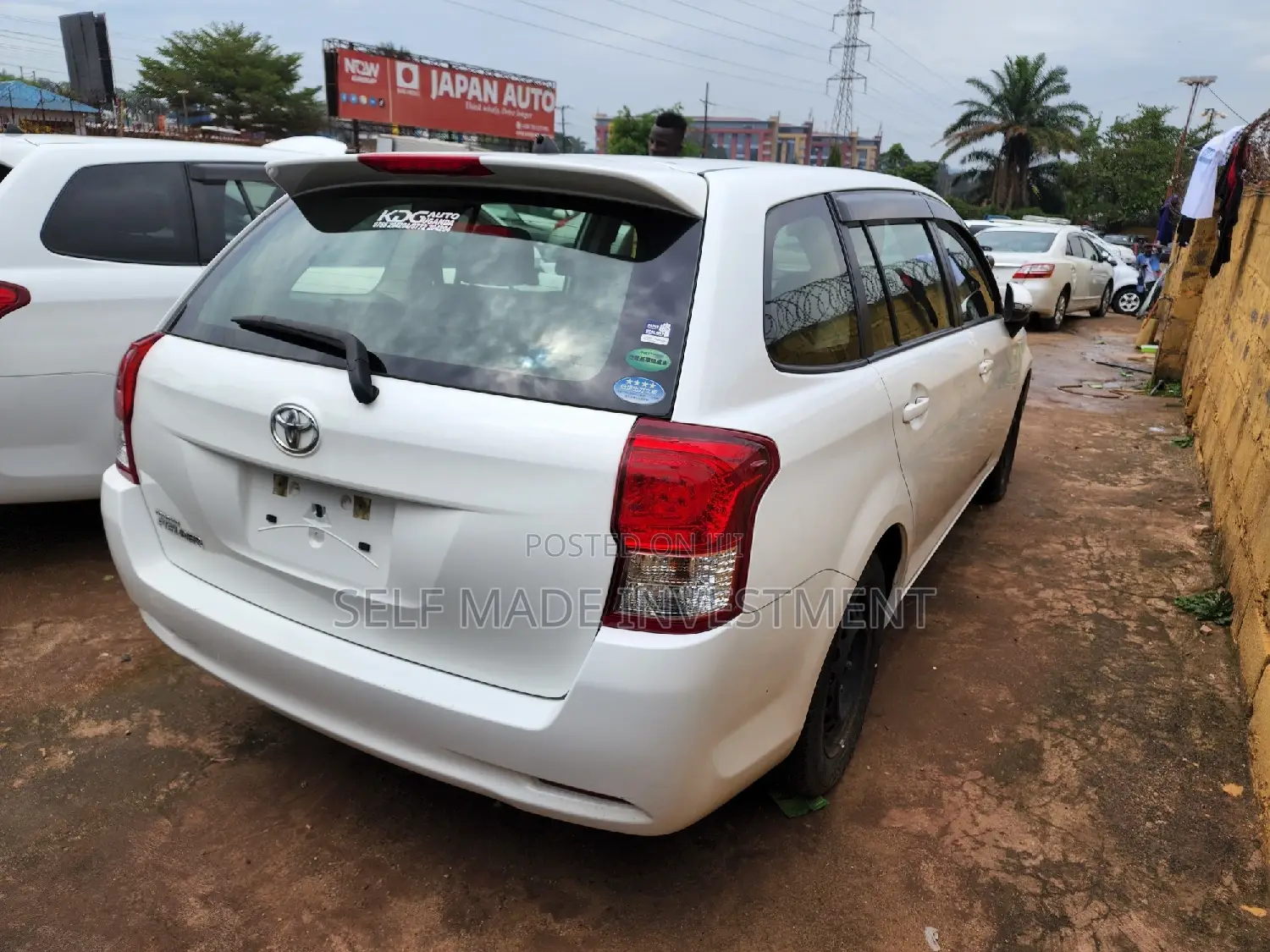 Toyota Corolla Fielder 2014 White