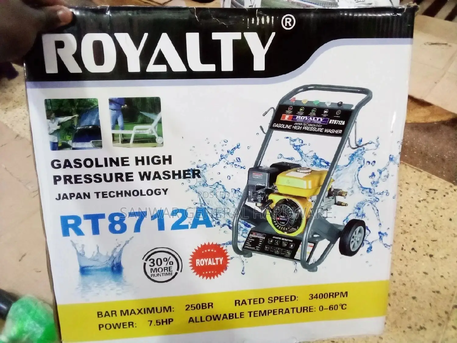 Royalty Pressure Car Washer Machines.(Made in Japan)