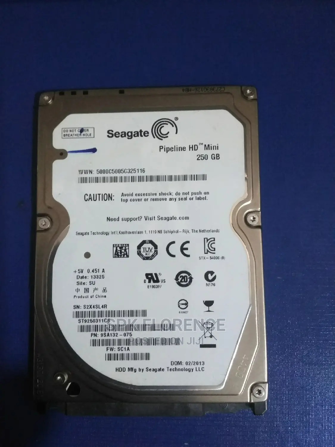 250 GB Hard Drive