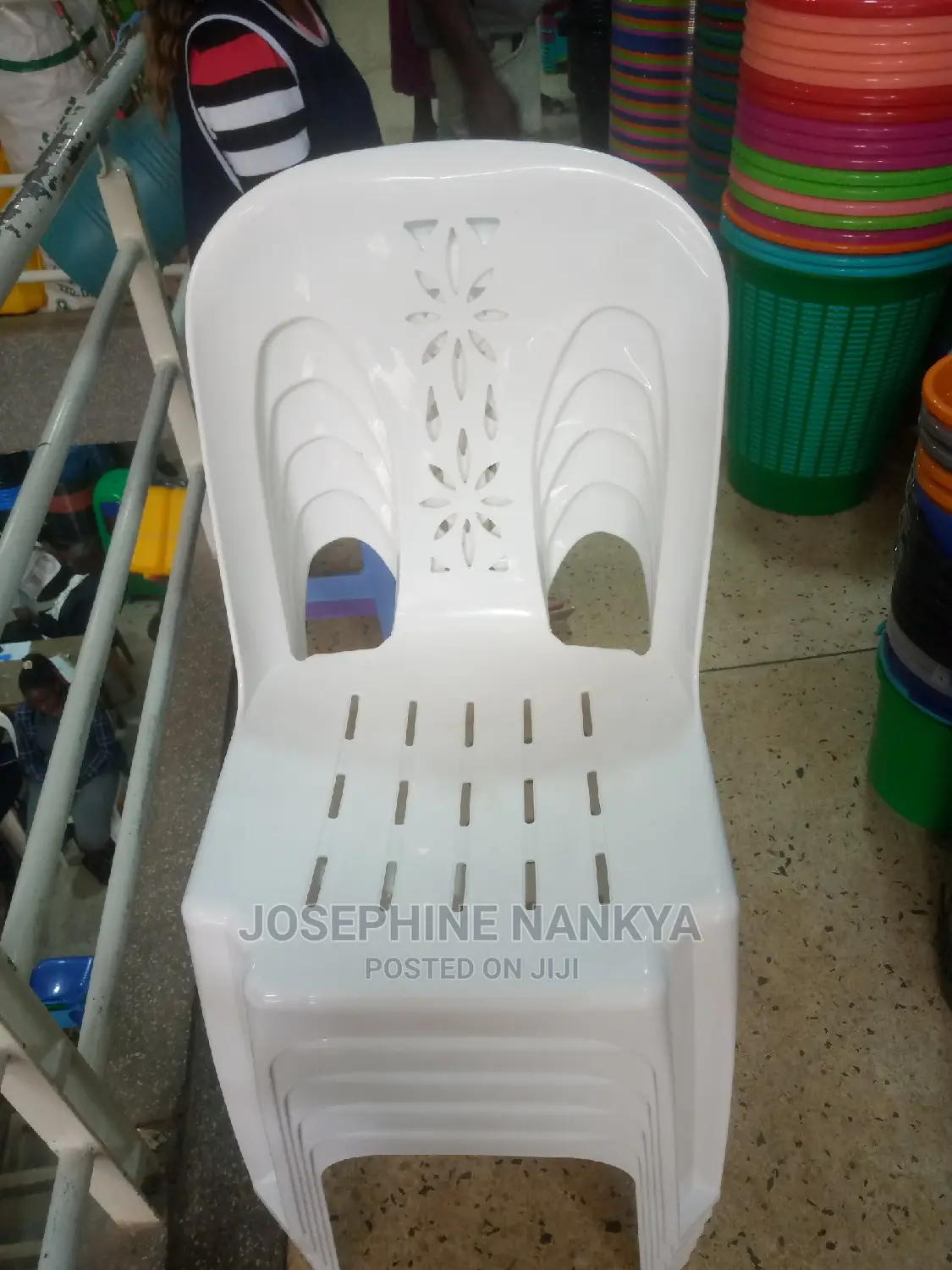 Nice Armless Chair White