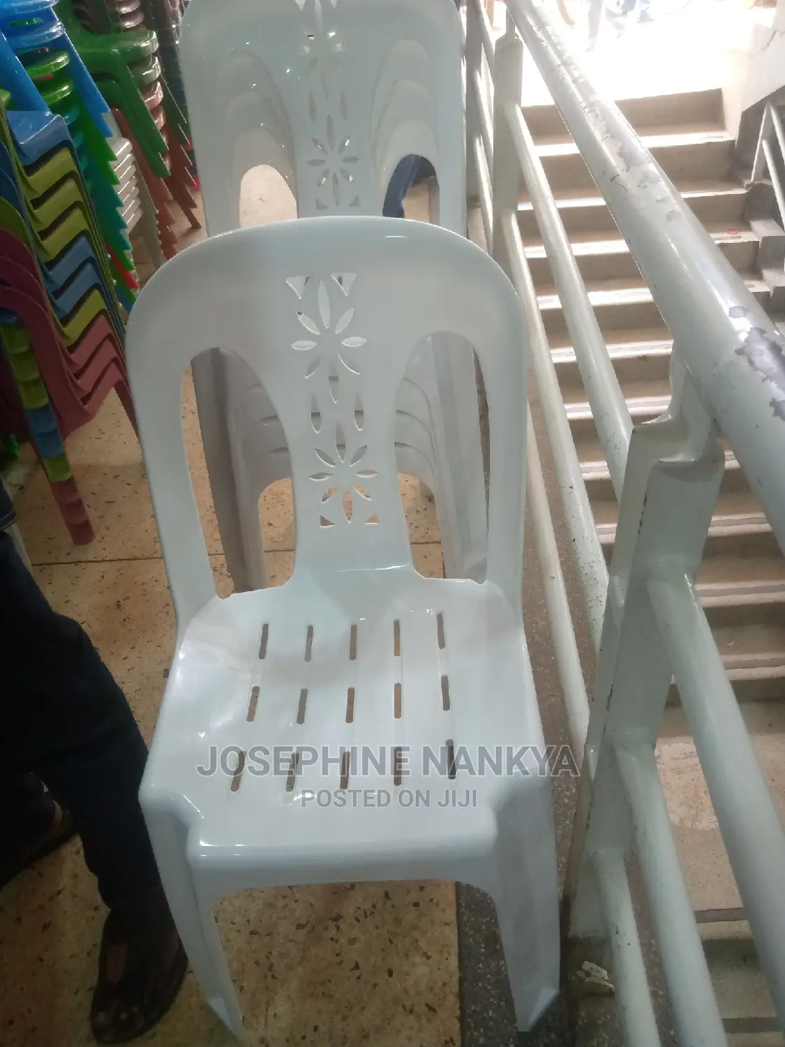 Nice Armless Chair White