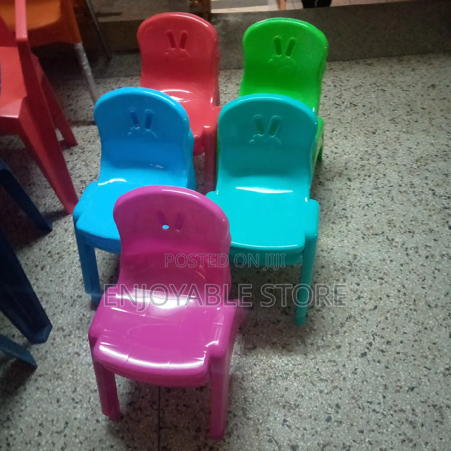 Plastic Kids Armless Chairs