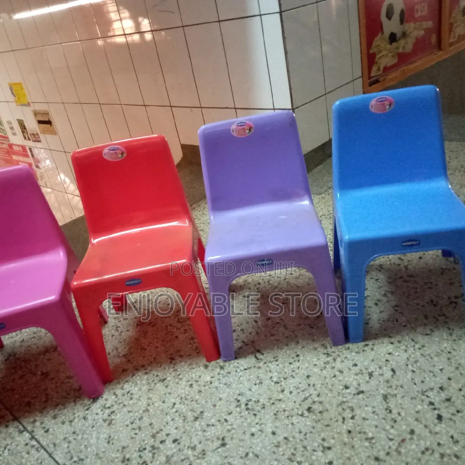Plastic Kids Chairs Armless