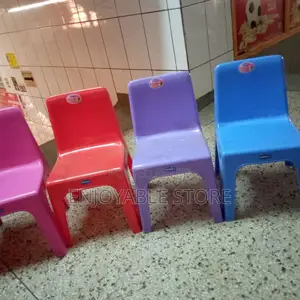 Photo - Plastic Kids Chairs Armless