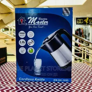 Electro Master 2.4L Cordless Kettles || 2000w || EM-SK-1095