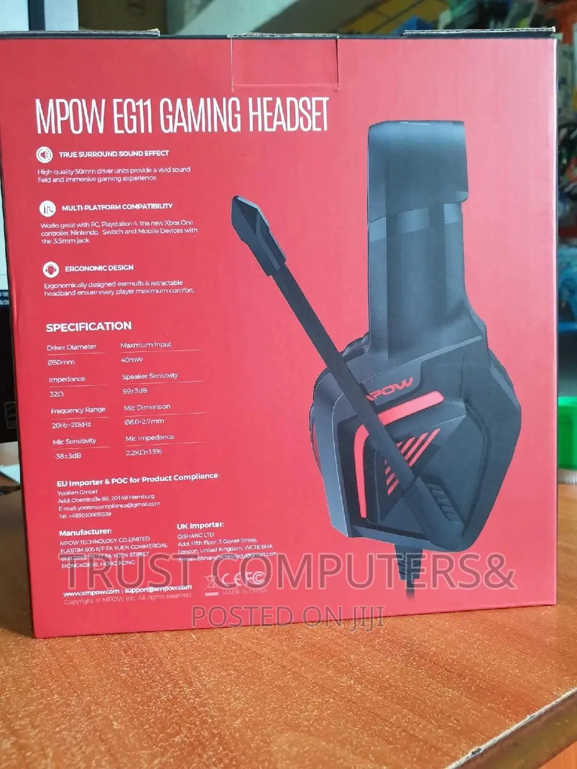 Mpow EG11 Gaming Headset Pin BH502A