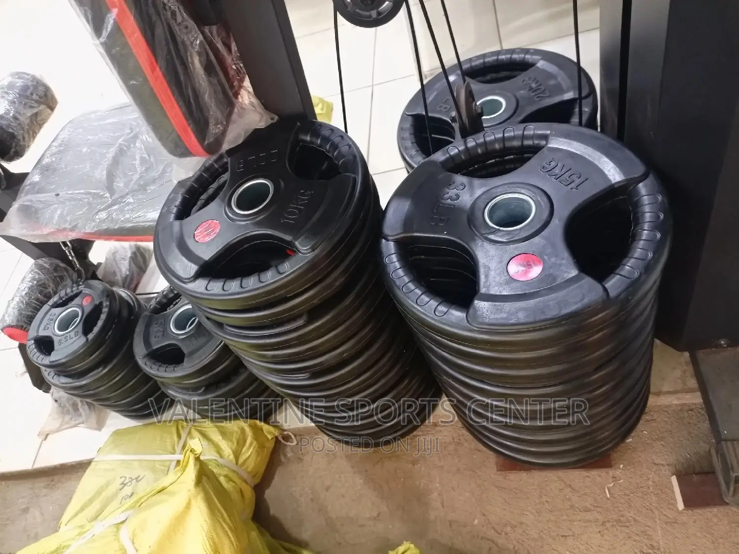 All Kg Dumbbell Rubber Original