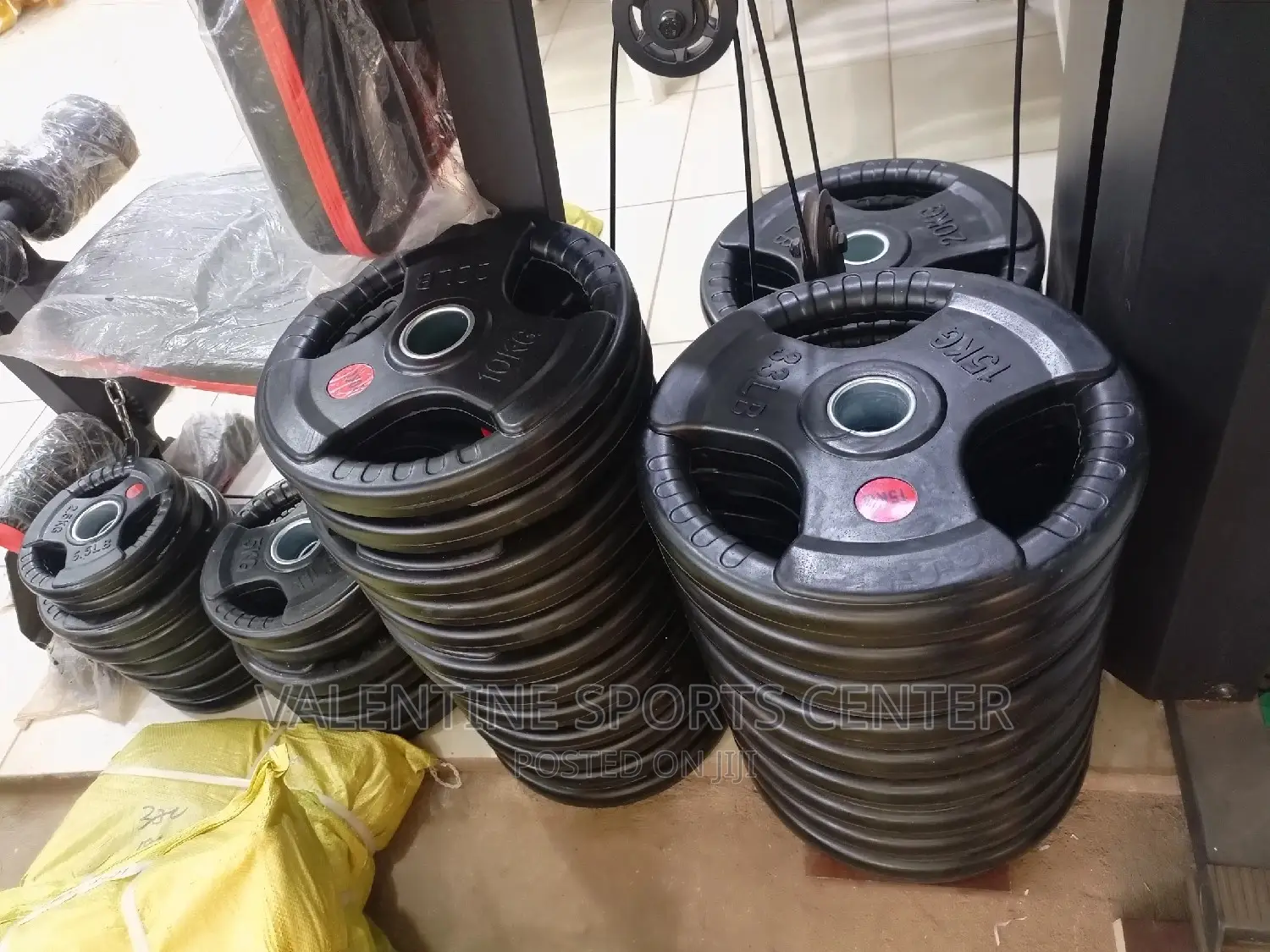 All Kg Dumbbell Rubber Original