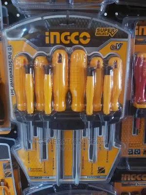 Ingco 10 Pcs Screwdriver and Precision Screwdriver Set