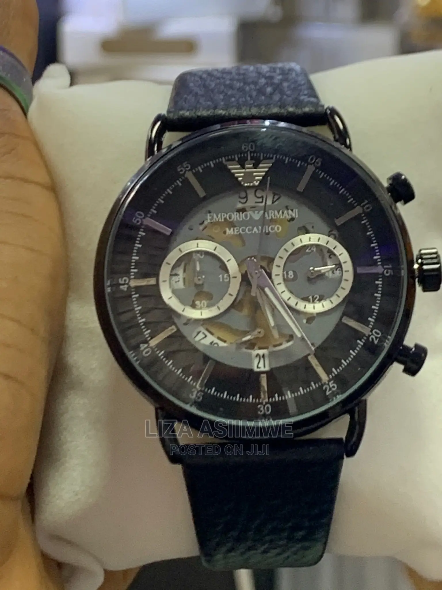 Emporio Armani Available With Genuine Leather Straps