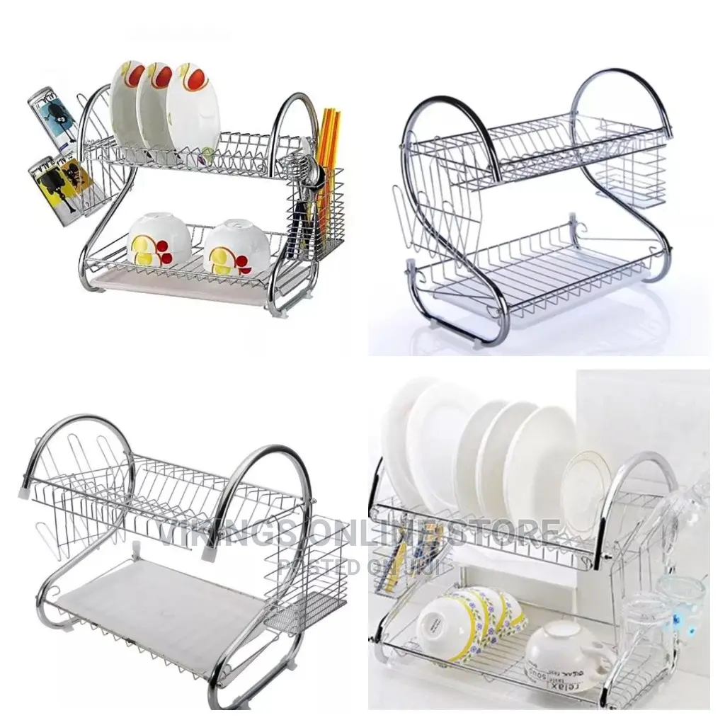 2 Tier Steel Dish Rack