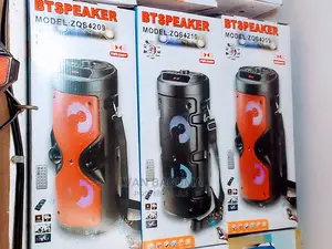 Tube Shaped Portable Bluetooth Speaker - Size 16 X 7 Inches.