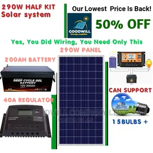 290w Solar Kit (Half Kit)
