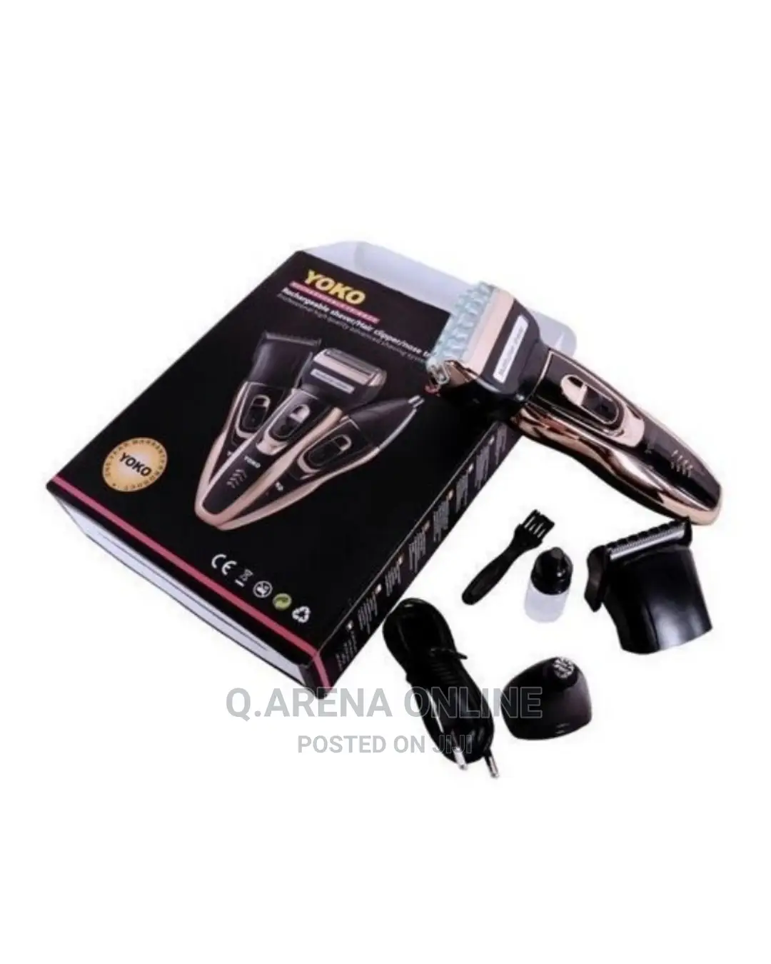 3 in 1 Rechargeable Hair Clipper+Smoother+Nose Hair Trimmer