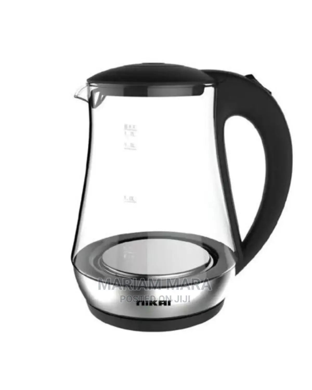 Nikai Electric Glass Kettle 1.7 Litres