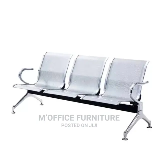3 Seater Metallic Guest Chair