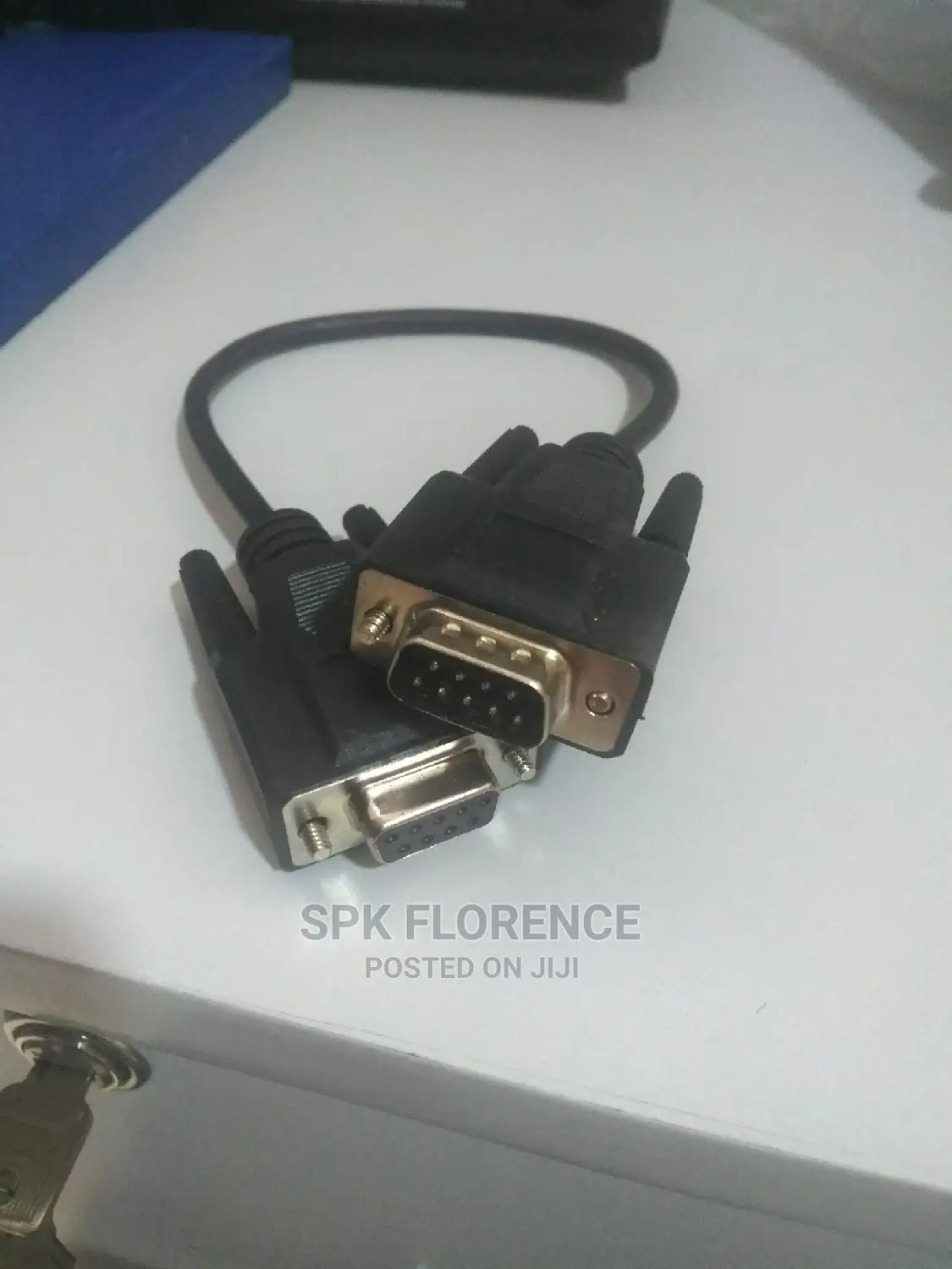 1ft DB9 M/F Extension Cable-Black