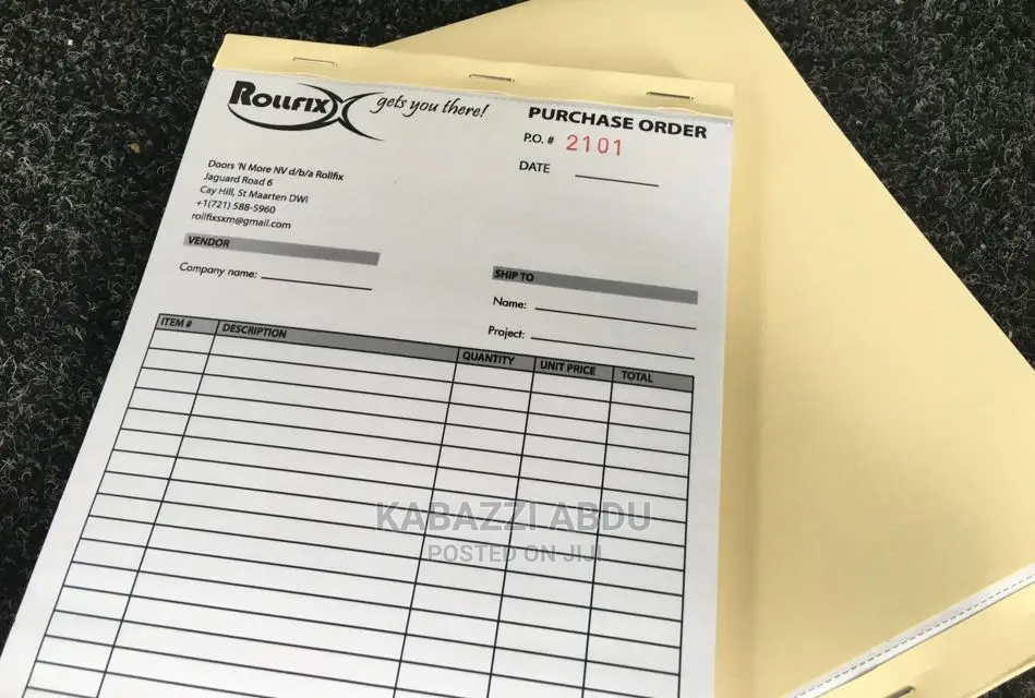 Receipt, Invoice, Vouchers and Documents
