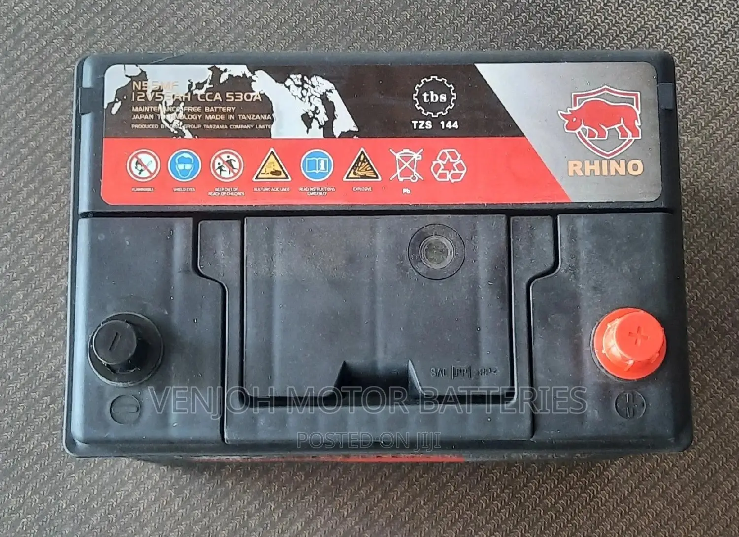 N55 Rhino Japan Technology Car Battery