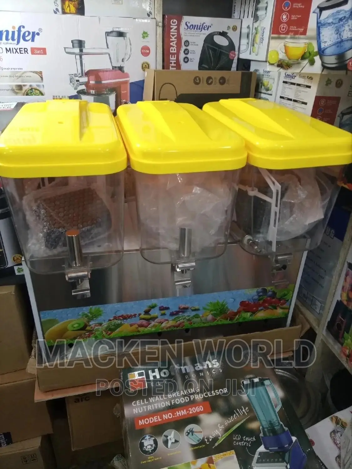 Triple Juice Dispenser