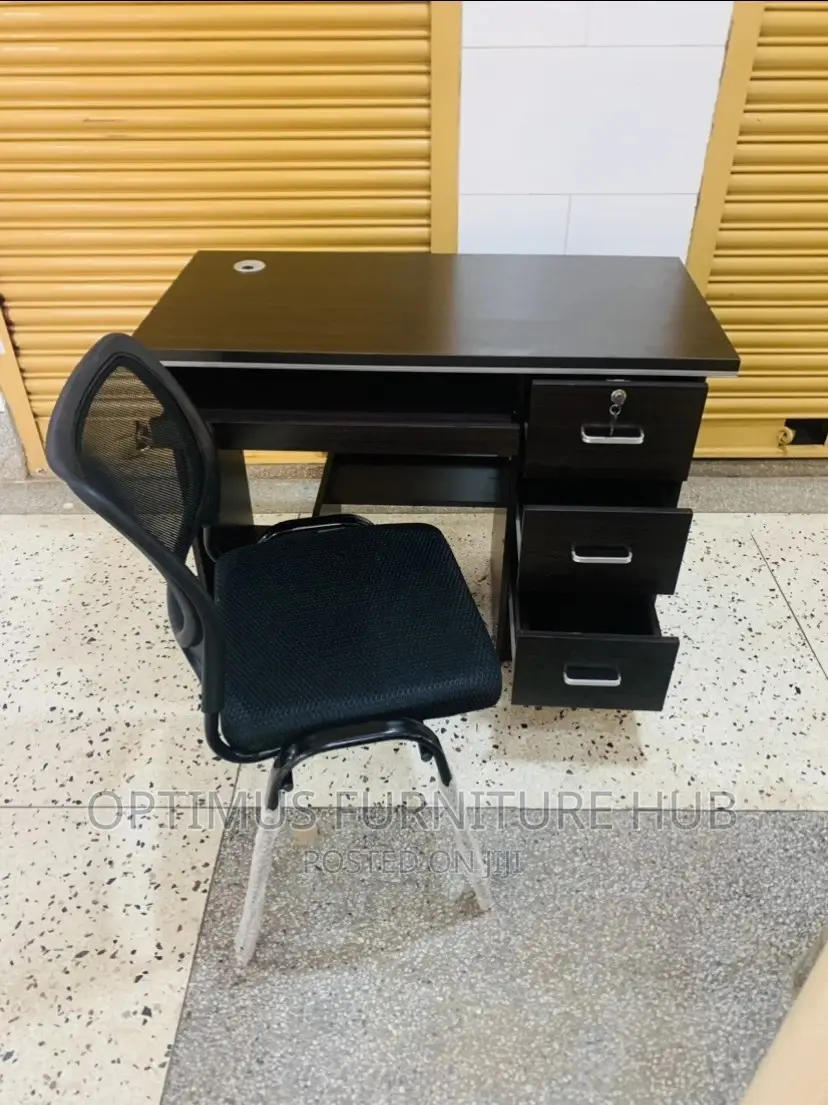 Computer Desk and Visitor Chair