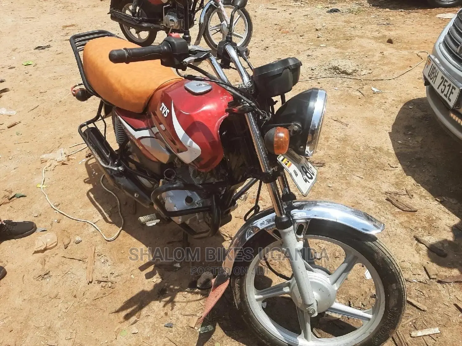 TVS HLX 125 2020 Red