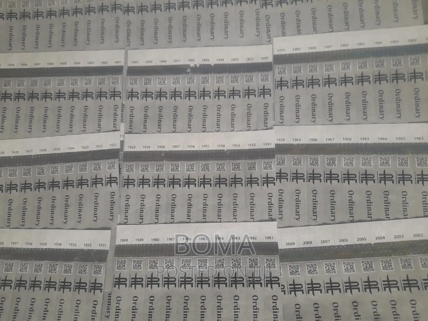 Event Wristbands Tyvek Material