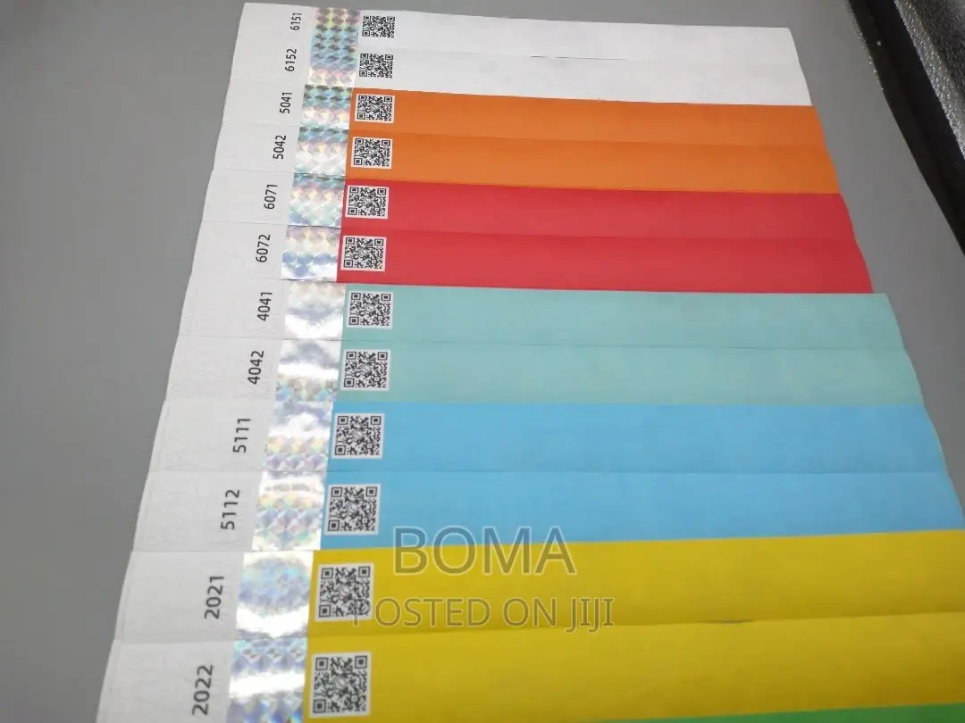 Event Wristbands Tyvek Material