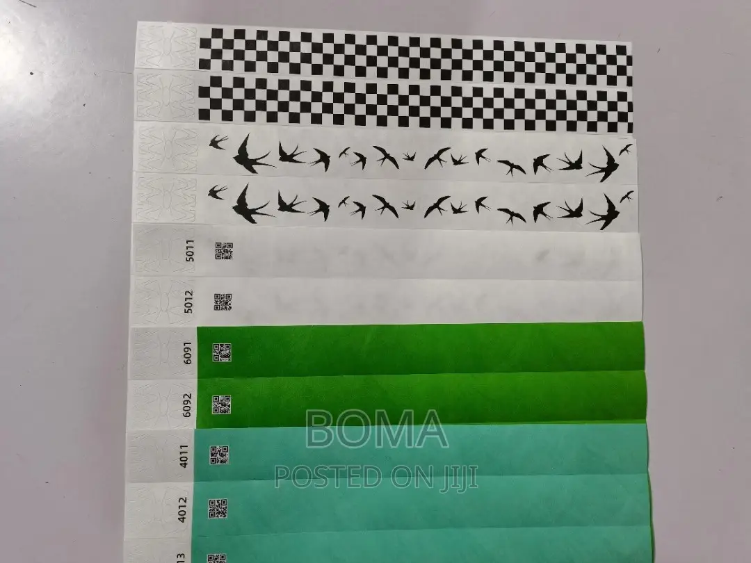 Event Wristbands Tyvek Material
