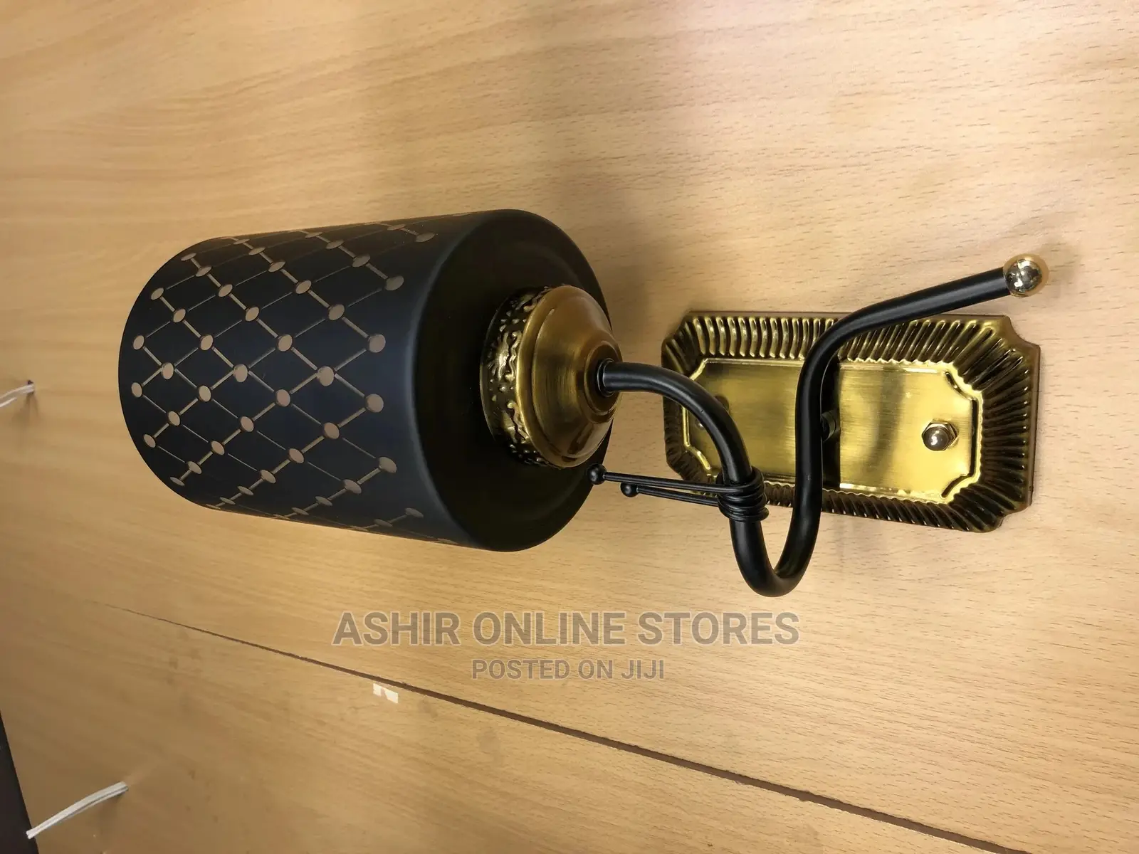 Black and Gold Wall Light