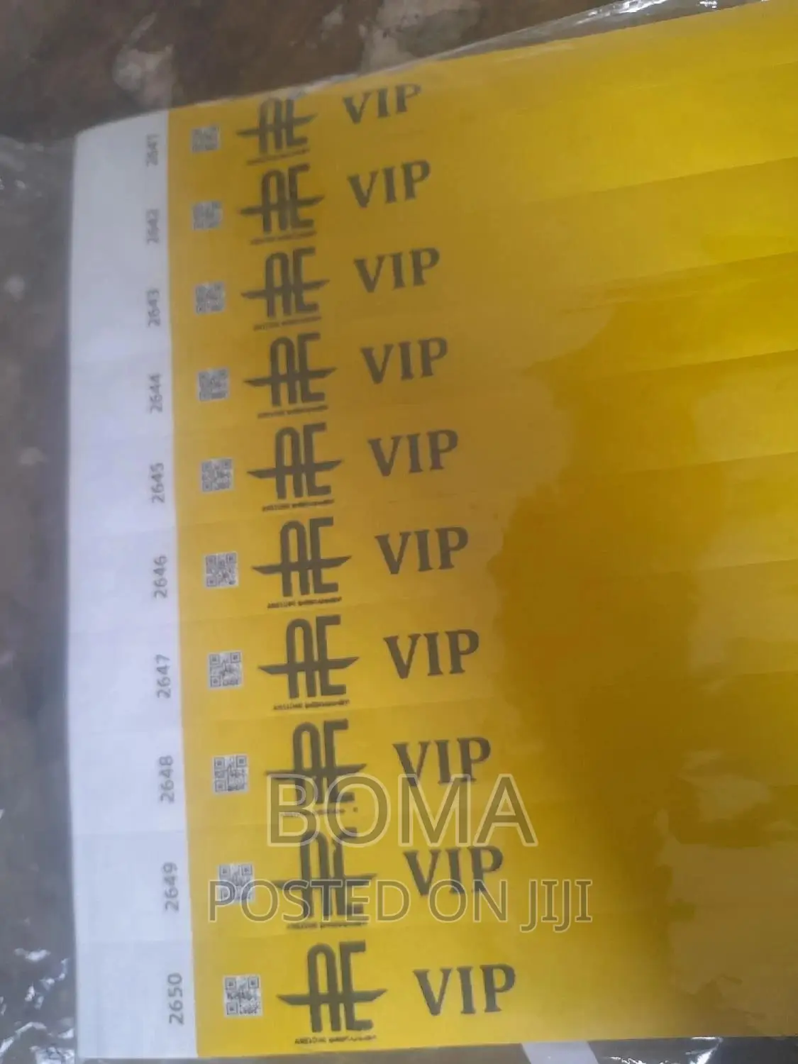 Event Wristbands Tyvek Material