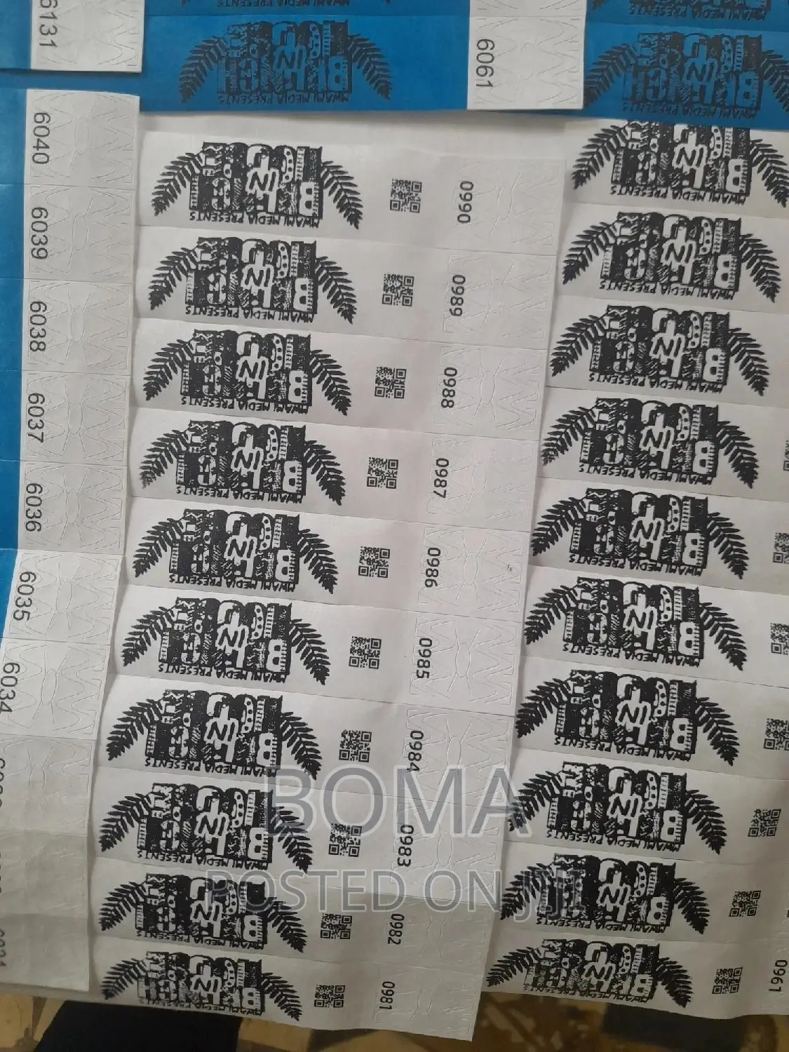 Event Wristbands Tyvek Material
