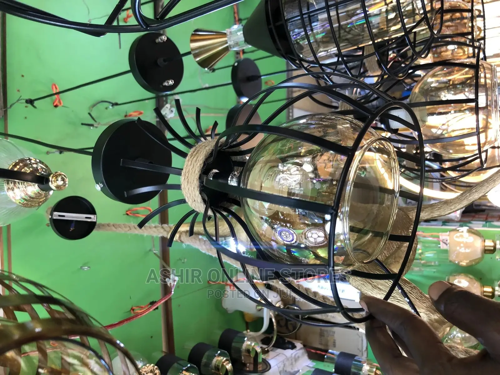 Black Pendant Light