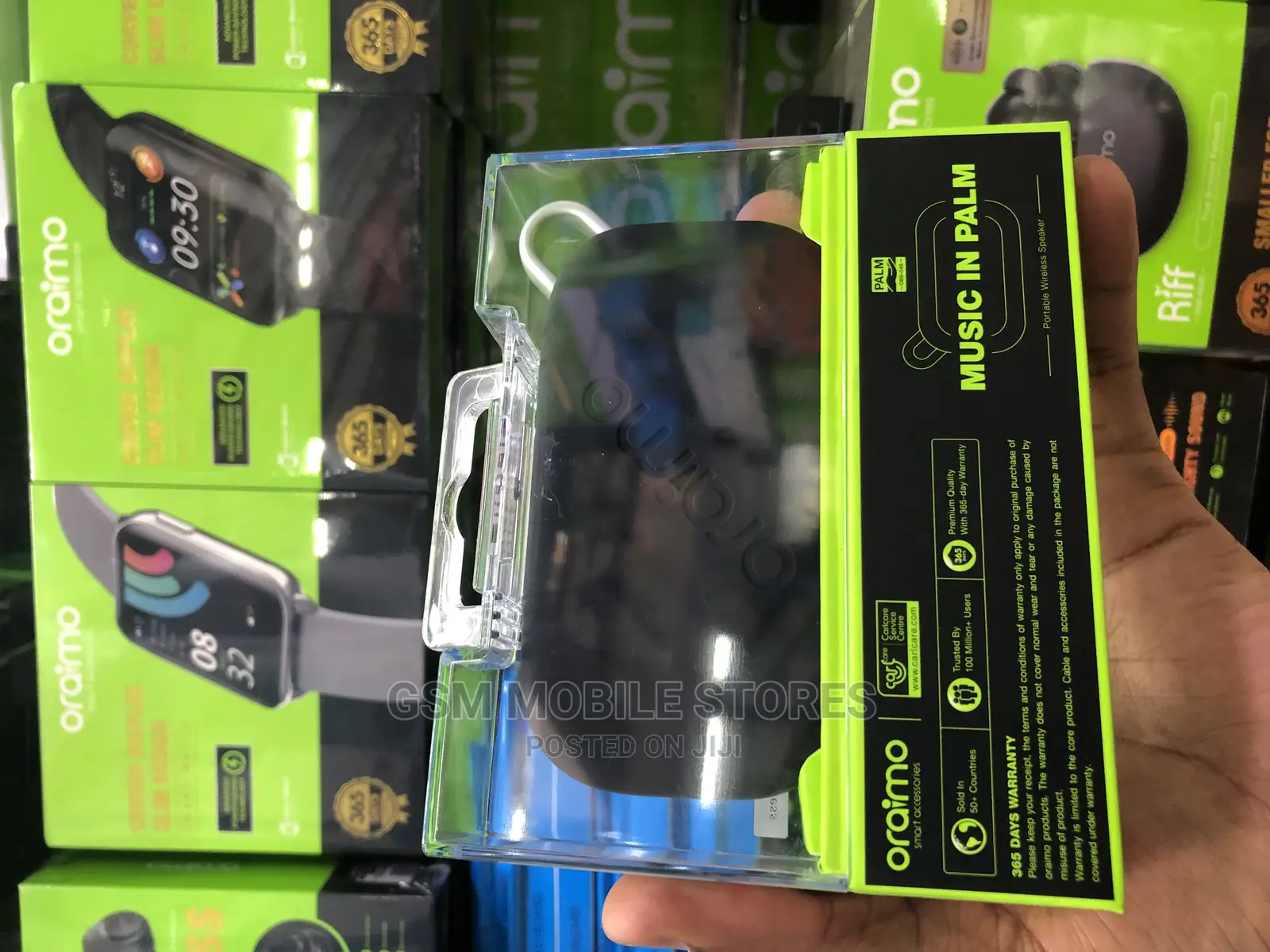 Oraimo Palm Powerful Bass Ultra Portable Design Water Proof