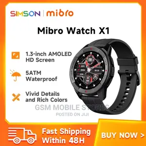 Mibro X1 Smartwatch Men Women Amoled Screen 5-Atm Waterproof