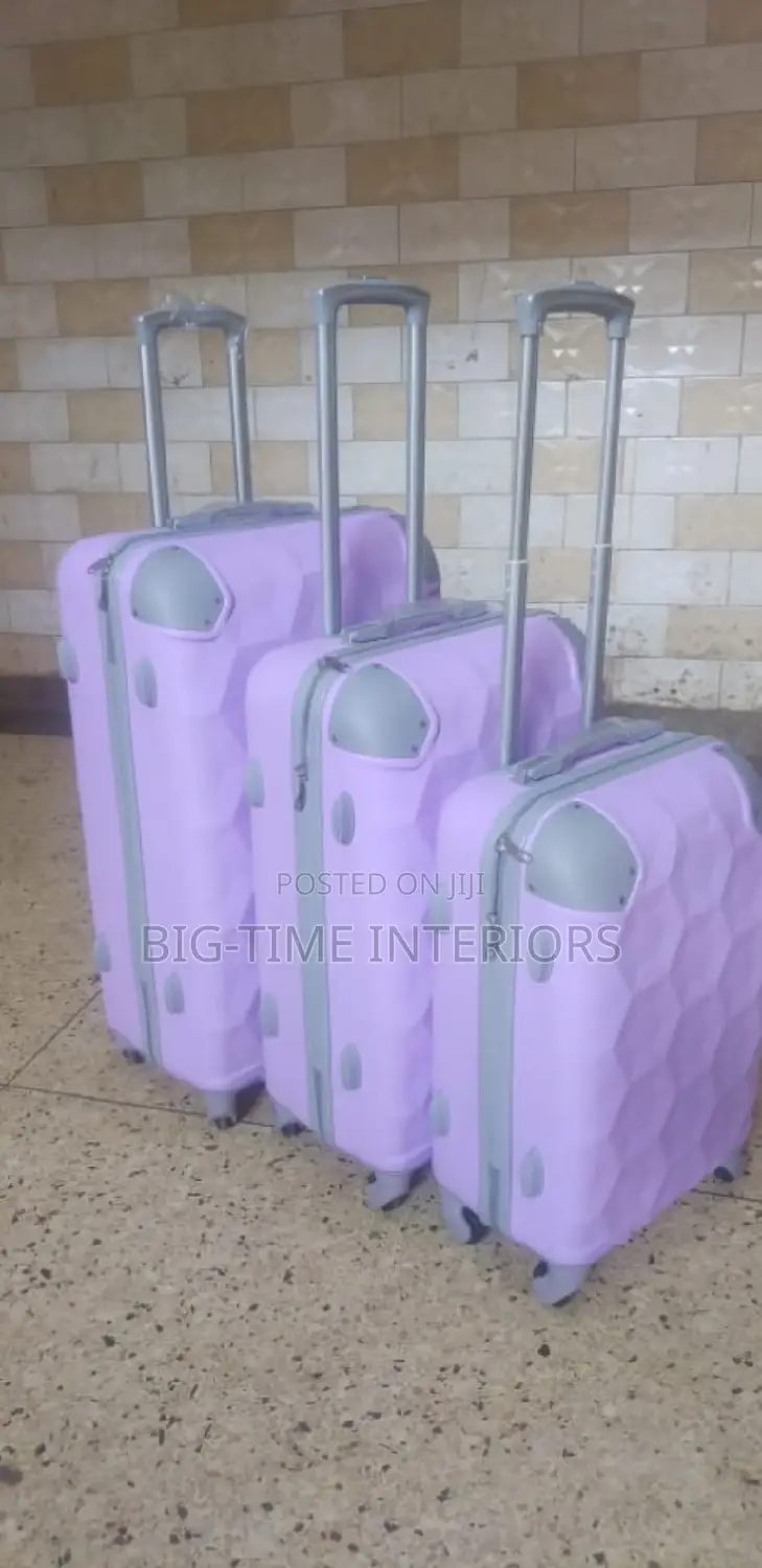 A Set of Original Plastic Suitcases