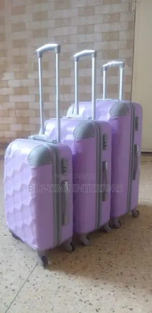 A Set of Original Plastic Suitcases