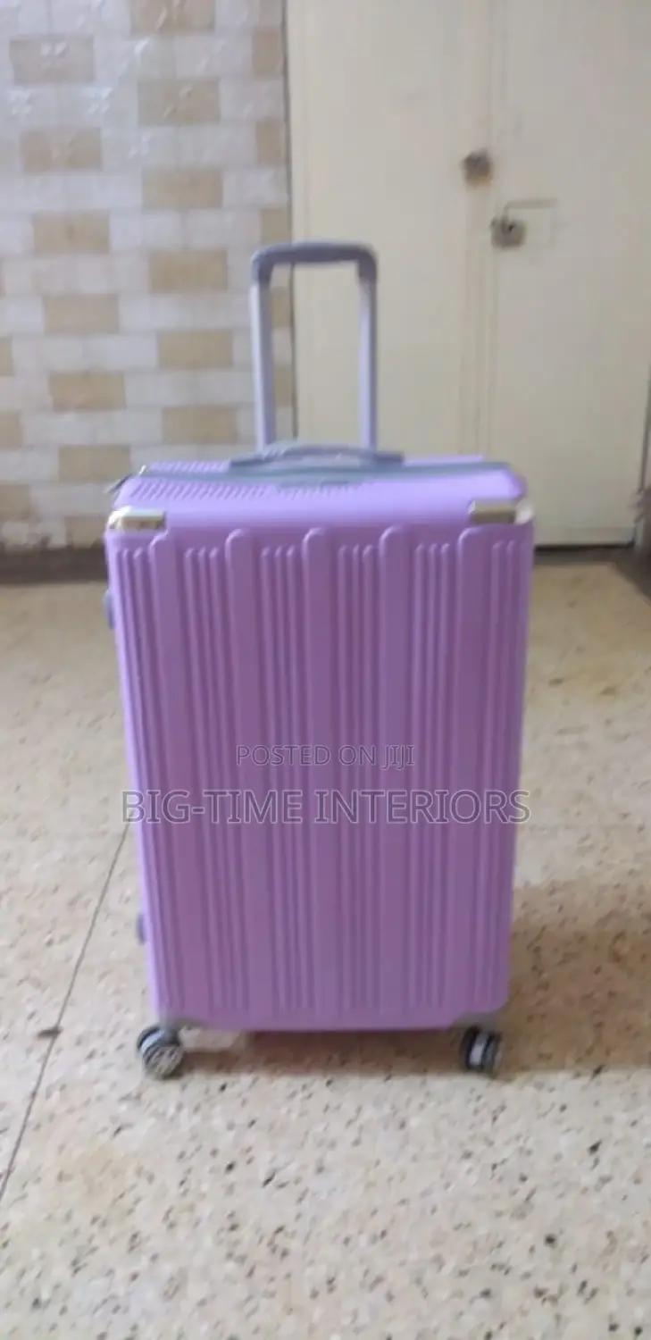 Classy Purple Plastic Suitcase Large